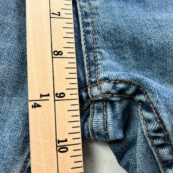 Cheap Monday Jeans Mens 29 X 28 Blue Stretched Denim Slim Straight Leg * - Picture 9 of 11